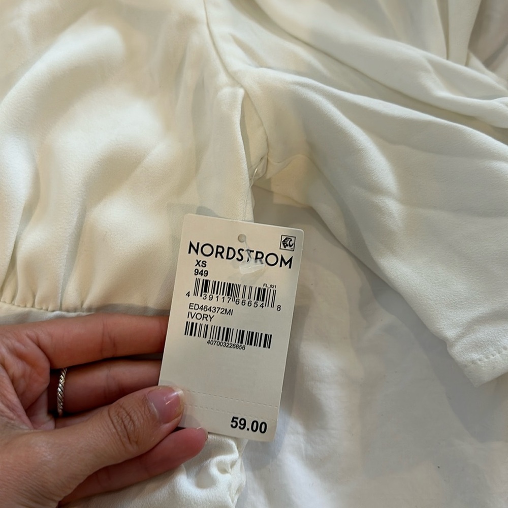Open Edit Ivory Blouse from Nordstrom in size XS - new with tags!